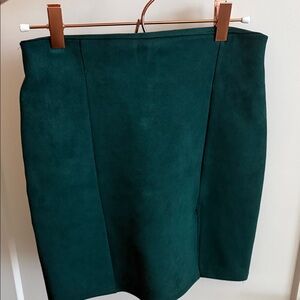 Windsor Deep Green Pencil Skirt